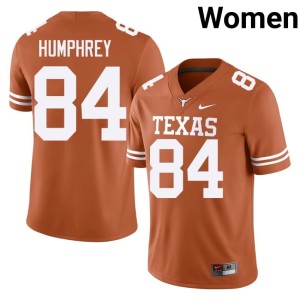 College Football Lil'Jordan Humphrey #84 Womens Orange The Horns Embroidery Jersey 800135-406
