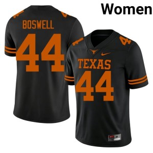 College Football Markus Boswell NCAA Black Womens UT Longhorns #44 Jersey 987873-312