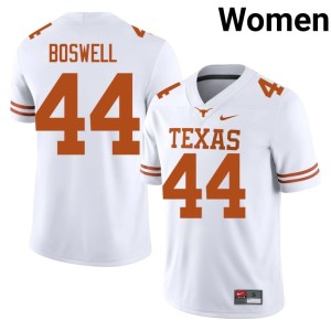 College Football Markus Boswell Limited White #44 Lone Star State Reps Women's Jersey 181527-817