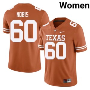 College Football Orange Longhorns Womens Tommy Nobis University #60 Jersey 950011-337