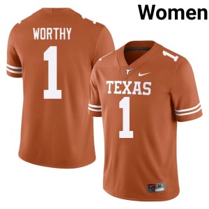 College Football Womens Lone Star State Reps Stitched Xavier Worthy Orange #1 Jerseys 735001-990