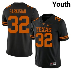 College Football Stitched Black #32 Youth Texas Longhorns Brady Sarkisian Jersey 565602-169