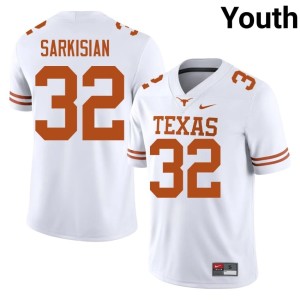 College Football UT White Game Youth Brady Sarkisian #32 Jersey 661734-543