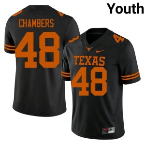 College Football High School Youth Bryce Chambers Burnt Orange Black #48 Jersey 870209-121