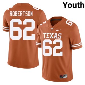 College Football Orange Alumni Youth Texas Longhorns #62 Connor Robertson Jersey 127052-718