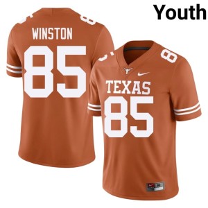 College Football Orange Embroidery #85 UT Youth Emaree Winston Jersey 566830-655