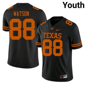 College Football Black Youth Maraad Watson #88 High School Longhorns Jersey 552894-861