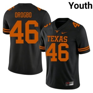 College Football #46 Youth Black Limited Texas Athletics Smith Orogbo Jerseys 493339-859