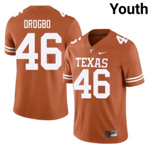 College Football Texas Orange Smith Orogbo Youth #46 NCAA Jerseys 567536-886