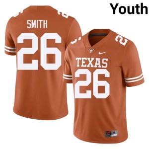 College Football Ty'Anthony Smith Alumni Orange Youth #26 Texas Athletics Jersey 403281-175
