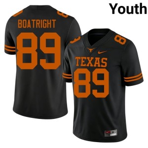 College Football #89 Youth Ty Boatright Black NCAA University of Texas Jerseys 360554-852