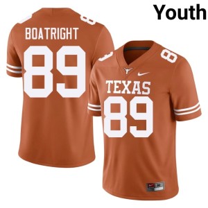 College Football Youth Orange Player Ty Boatright #89 Texas Longhorns Jersey 611455-527