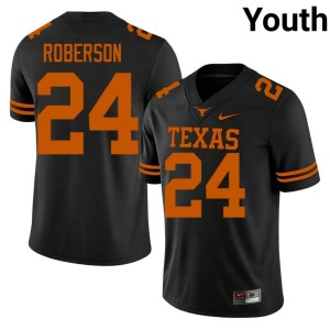 College Football Black Youth University of Texas Alumni Warren Roberson #24 Jersey 563795-714