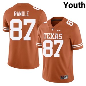 College Football Youth UT 2026-27 Will Randle #87 Orange Jerseys 739800-582