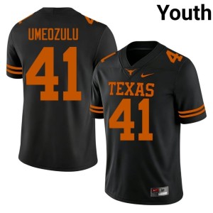 College Football Black Ziky Umeozulu #41 Youth UT Player Jersey 721983-131