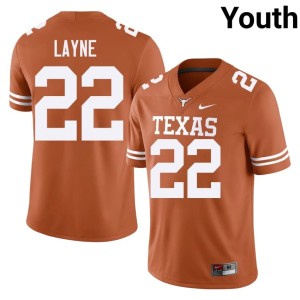 College Football UT Longhorns 2026-27 Bobby Layne Orange Youth #22 Jersey 615173-916