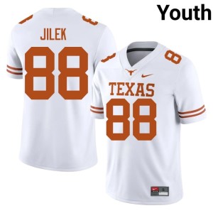 College Football Charlie Jilek White #88 Youth Player Longhorns Jerseys 342557-502
