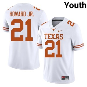 College Football UT Hayward Howard Jr. Game White Youth #21 Jerseys 762535-350