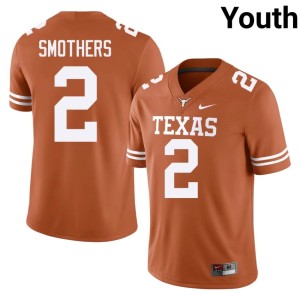 College Football Hollywood Smothers Orange Burnt Orange Youth #2 Game Jersey 797900-187