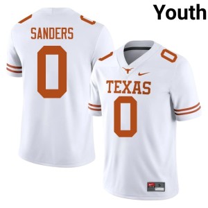 College Football Youth UT White #0 Official Ja'Tavion Sanders Jersey 434244-756