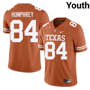 College Football University of Texas Youth Lil'Jordan Humphrey #84 Game Orange Jerseys 670405-930