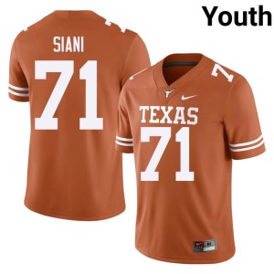 College Football Stitched Orange #71 UT Melvin Siani Youth Jersey 406603-357