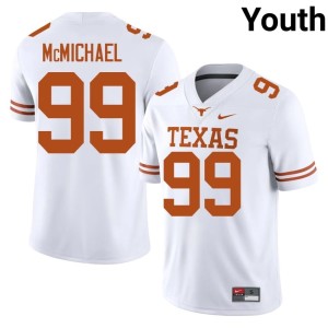 College Football Horns White Youth Steve McMichael NCAA #99 Jersey 746713-481