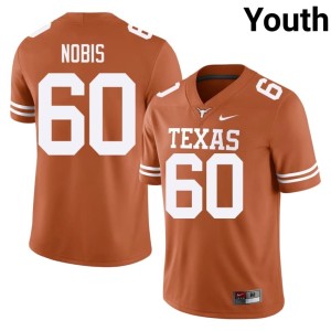 College Football Youth Orange High School Tommy Nobis Burnt Orange #60 Jersey 233159-669