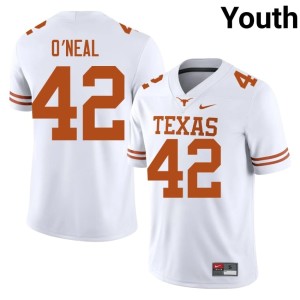 College Football Youth White UT #42 Trott O'Neal Alumni Jerseys 788603-254